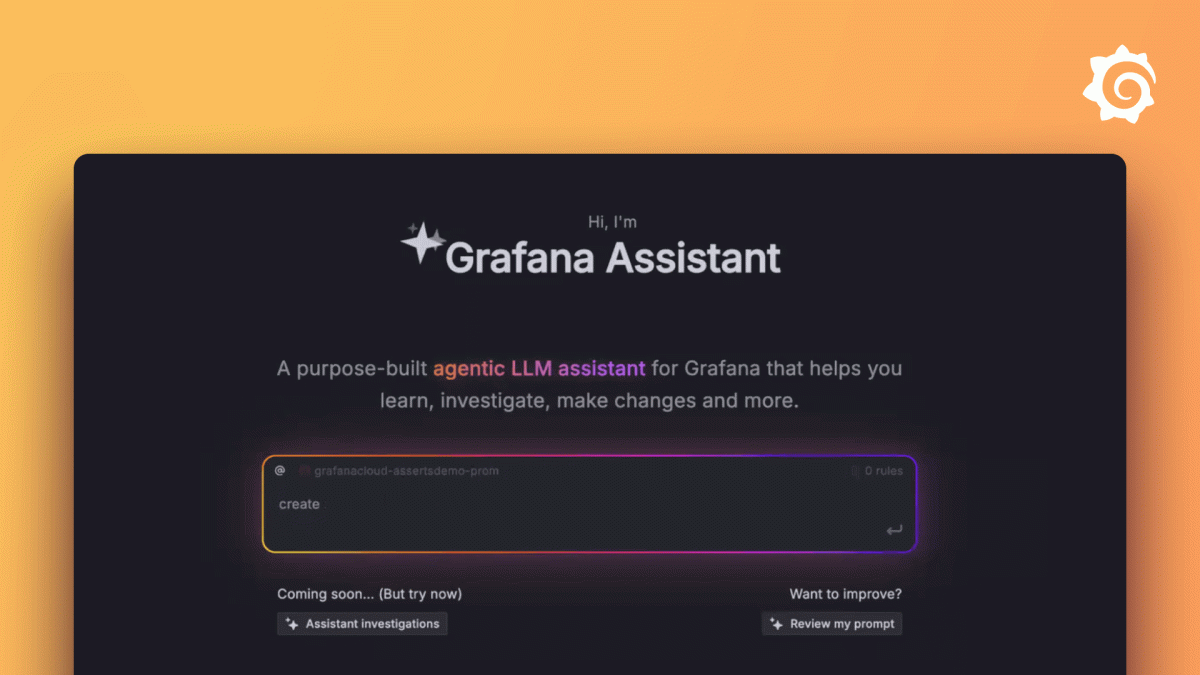 Primeros pasos con Grafana Assistant