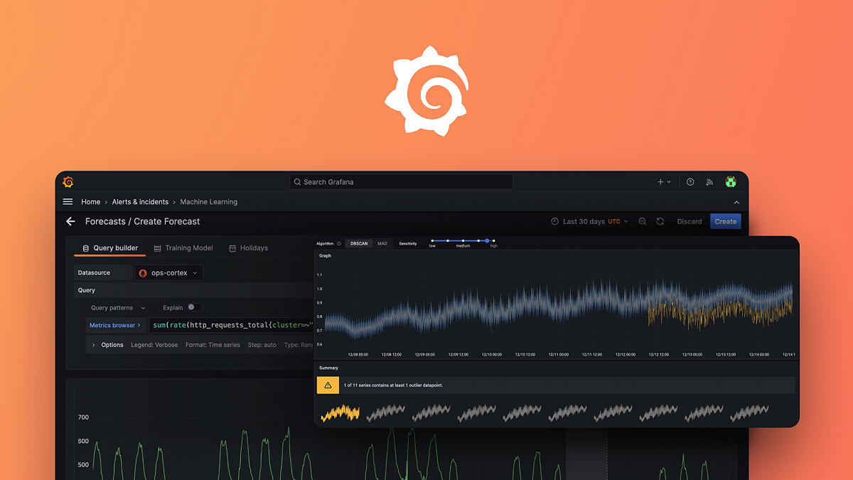 Advanced alerting with Grafana Machine Learning