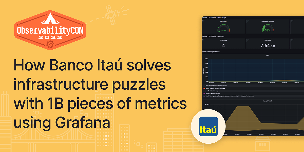How Banco Itaú solves infrastructure puzzles with 1B pieces of metrics using Grafana