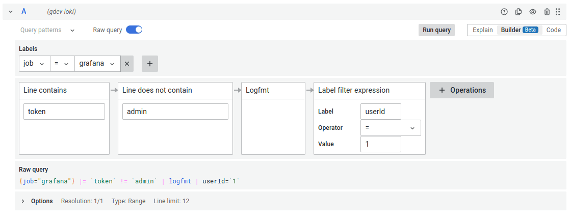 Loki query builder Loki query builder