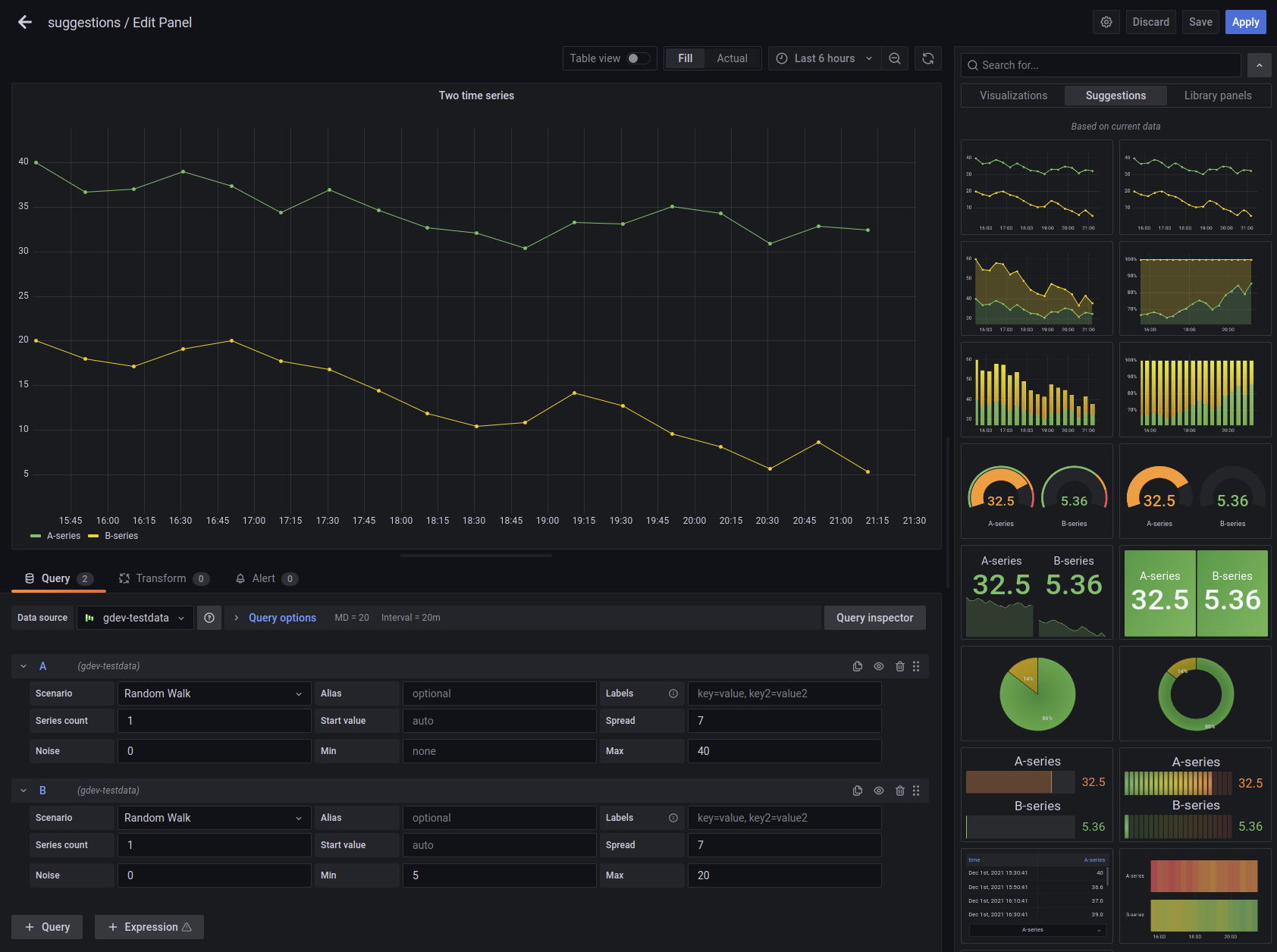 Panel suggestionss Panel suggestionss